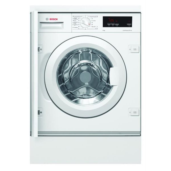 lavadora integrabele capacidad de 8kg blanca