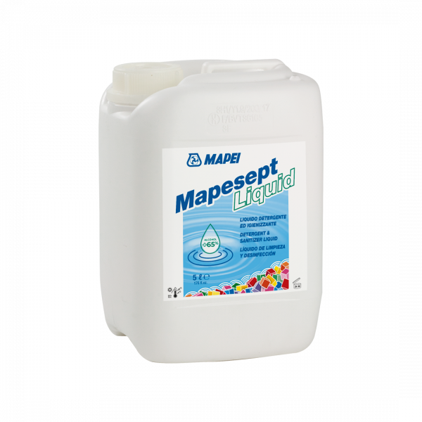 Líquido hidroalcohólico Mapesept limpia y desinfecta 5L