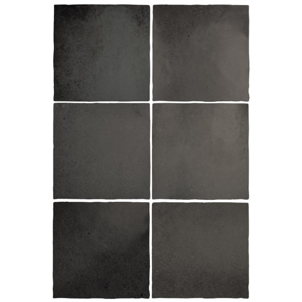 Revestimiento MAGMA BLACK COAL 13,2X13,2cm Equipe Cerámicas