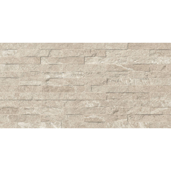 Azulejo pared MAKALU Beige 33x66cm porcelánico pasta blanca