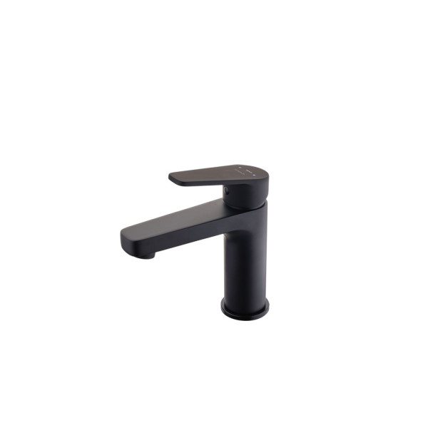 Manacor mezclador monomando lavabo negro mate Teka