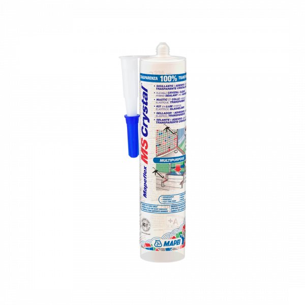 Sellador adhesivo MAPEFLEX MS CRYSTAL elástico híbrido