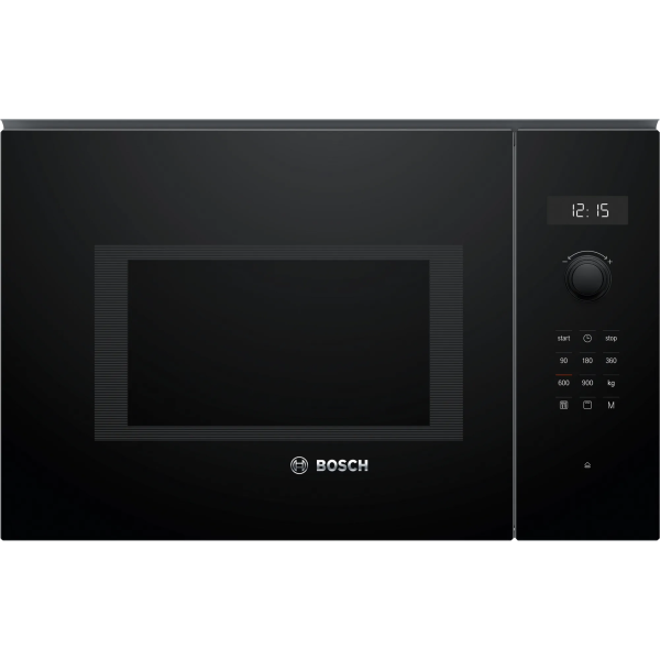 Microondas integrable SERIE 6 cristal Negro BEL554MB0 59x38cm Bosch