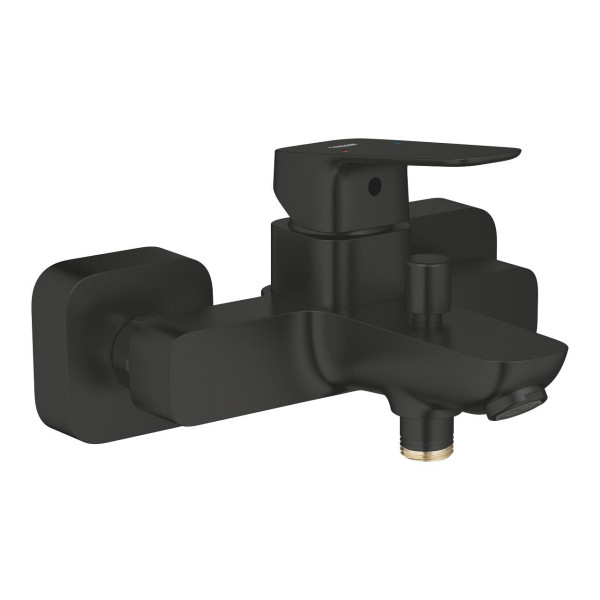 Monomando Baño Ducha Cubeo Negro Mate Grohe 