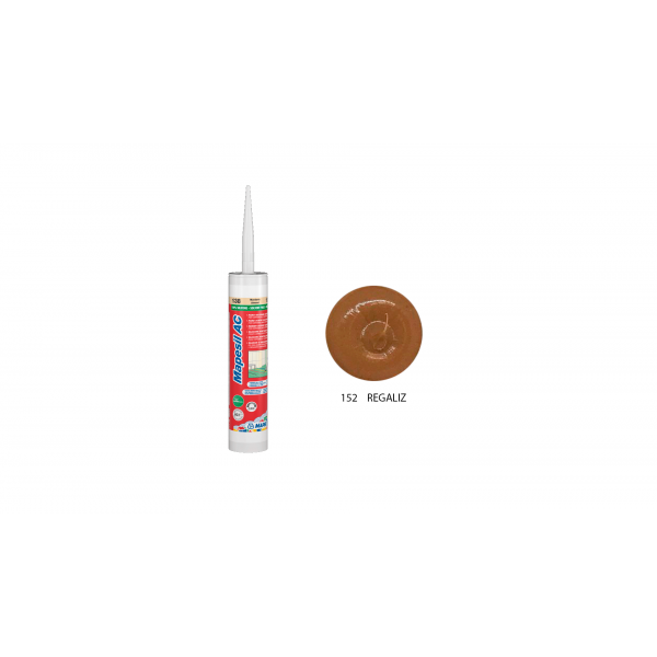 Silicona color Regaliz 152 MAPESIL AC Mapei