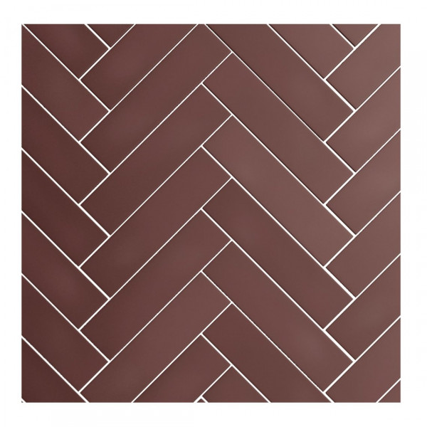 Pavimento STROMBOLI OXBLOOD 9.2x36.8cm Equipe Cerámicas
