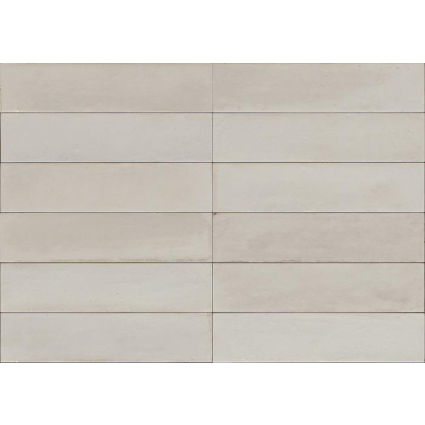 Azulejo Porcelánico Brillo Lume Bone 6x24cm Marazzi 