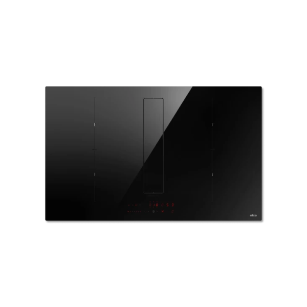 Placa Inducción Aspirante Vidrio Negro 83cm Elica