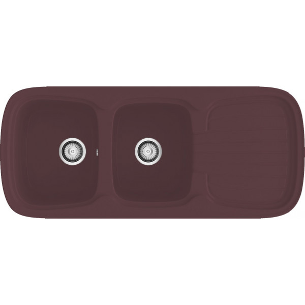 Fregadero Platino sobre encimera brown 400x1045mm