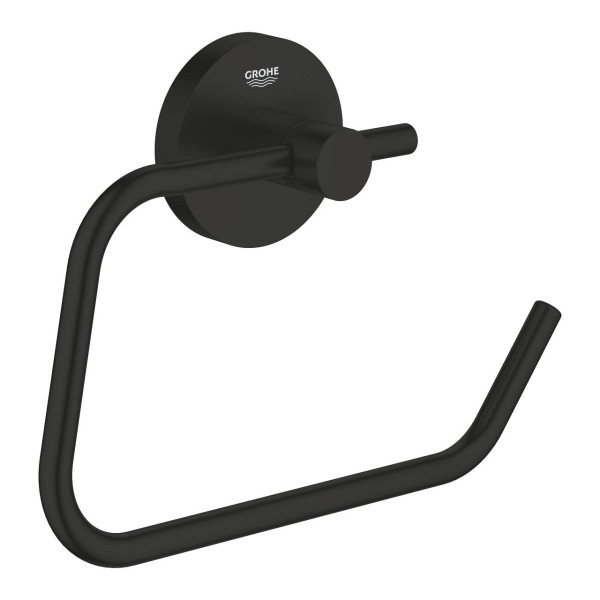 Portarrollos de Baño Essentials Negro Mate Grohe