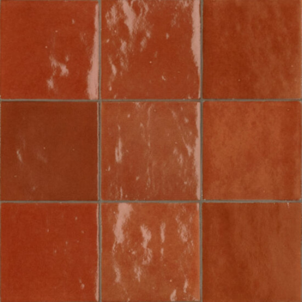 Azulejo Brillo Zellige Corallo 10x10cm Marazzi 