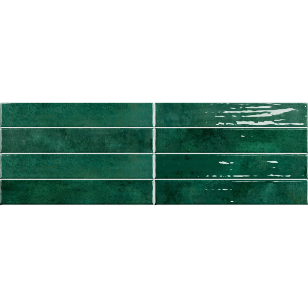 Revestimiento Nairobi green acabado brillo 5 x 30 cm.