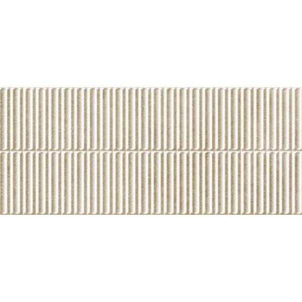 Ambiente Revestimiento 3D Beige Brillo Room Match 30x90cm Marazzi