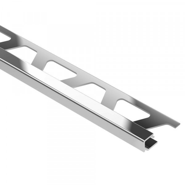 QUADEC-ACG Cantonera de aluminio anodizado cromo brillo altura 12,5 mm Q 125 ACG