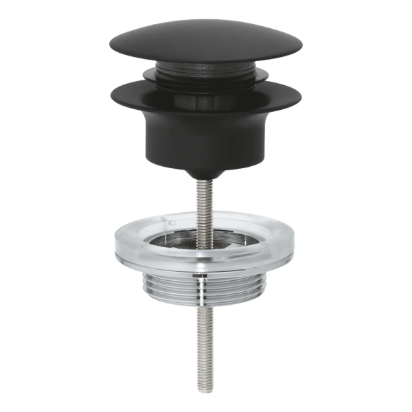 Valvula Desague Cerrado Push-Open Negro Mate Grohe