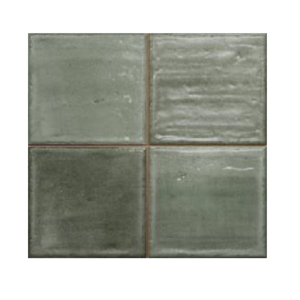 Revestimiento pasta blanca Zoe Noa Green mate,20 cm