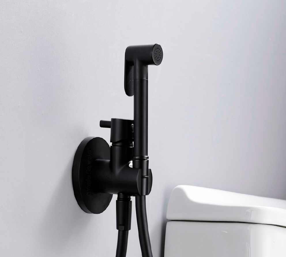 Grifería empotrada bidé MUNICH negro mate RDM001-NG