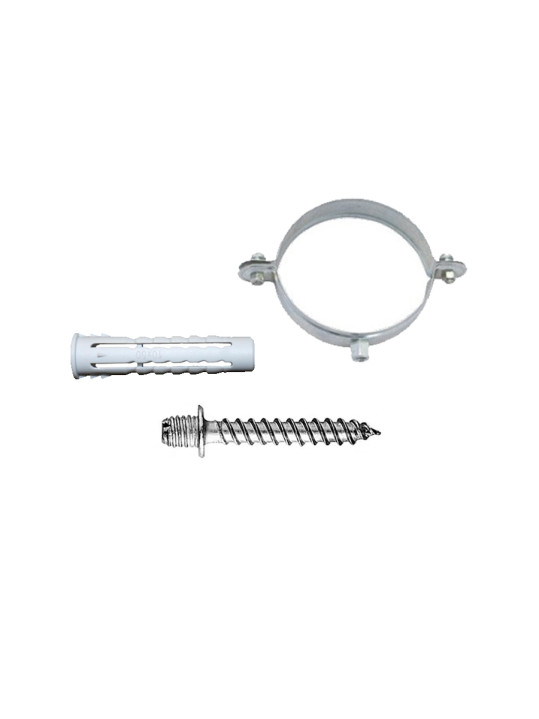 Conjunto abrazadera metálica reforzada M8 125