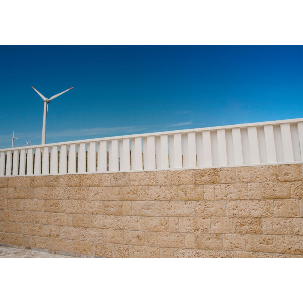 Separador lances frontal 2x10,5x15,5cm blanco hidrofugado semipulido