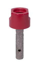 Rubí broca diamante cilíndrica diam 10mm 06984