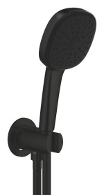 Conjunto de ducha Tempesta Cube con soporte 3 chorros negro mate Grohe