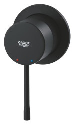 Mezclador monomando de ducha Essence negro 1 vía Grohe