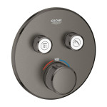 Grifería termostática SmartControl 2 Llaves Empotrado Grafito Grohe