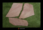 Piedra natural Planchón Rodeno Burdeos espesor 3-4 cm