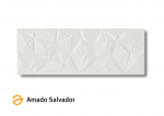 Revestimiento FIBER-W/R blanco mate 32x90cm pasta blanca Peronda