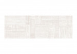 Revestimiento SALINES decor white satinado 33,3x100cm (slim) pasta blanca Peronda