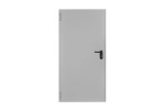 Puerta Multiusos Reversible 890x2050 MM Blanco Sin Rejilla De Ventana Con Maneta Negra