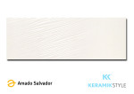 Revestimiento JAZZ BLANCO blanco relieve 31,6X90CM
