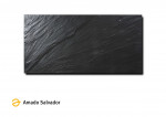 Pavimento pizarra negra 30x60 cm porcelánico