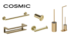Accesorios baño serie Architect S+ Oro Cepillado de Cosmic