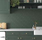 Revestimiento COSTA NOVA Laurel Green Matt 5x20cm Equipe Cerámica