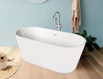Bañera exenta SEA acrílica 170x80x60cm blanco mate