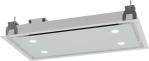 Campana extractora techo METZ MEDIO II cristal Blanco 90x50cm sin motor, Thermex
