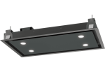 Campana extractora techo METZ MEDIO II cristal Negro 90x50cm sin motor, Thermex