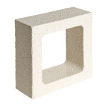 Celosía VENTANA 8x20x20cm Blanco