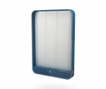Espejo vertical Azul con soporte smartphone MOOD B&K