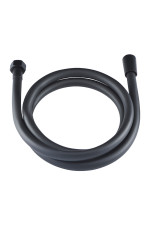 Flexo de ducha de PVC Negro Mate de 150cm FLX005/NG