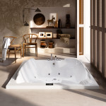 Énova bañera rectangular 180 cm x 160 cm en acrílico, de Hidronatur
