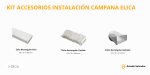 Kit Accesorios Instalación Campana  Elica