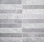Mosaico enmallado KITKAT Silver 30x30cm