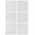 Revestimiento LA RIVIERA BLANC 13,12x13,12 cm Equipe Cerámicas