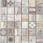 Mosaico enmallado Hydra beige 30x30cm