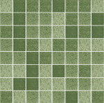 Mosaico Porcelánico Bali Green Hisbalit