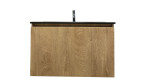 Mueble Baño Acanalado Roble 60cm Sanchis