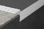 Perfil de aluminio protector embellecedor aluminio 2,5M