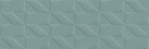 Revestimiento OUTFIT turquoise Struttura Tetris 3D 25x76cm pasta blanca Marazzi